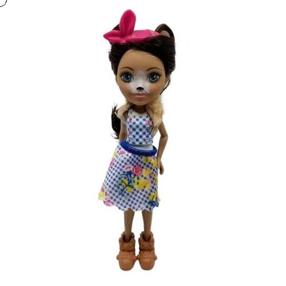Enchantimals Bren Bear Doll 7 in Paws for a Picnic Mattel Toy Fashion Doll 2016 - Picture 1 of 6